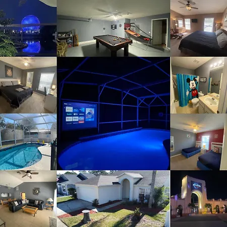 3 Bedroom Villa With Poolside Cinema And Games Room Close To Theme Parks Sleeps 6 Plus 2 Orlando Exterior foto